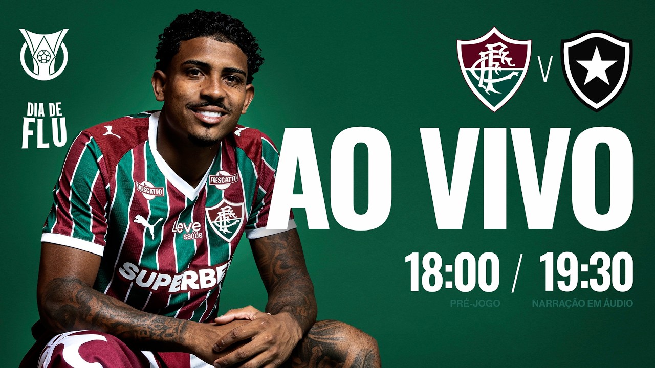 AO VIVO - FLUMINENSE X BOTAFOGO | CAMPEONATO BRASILEIRO 2026 | 3ª ...