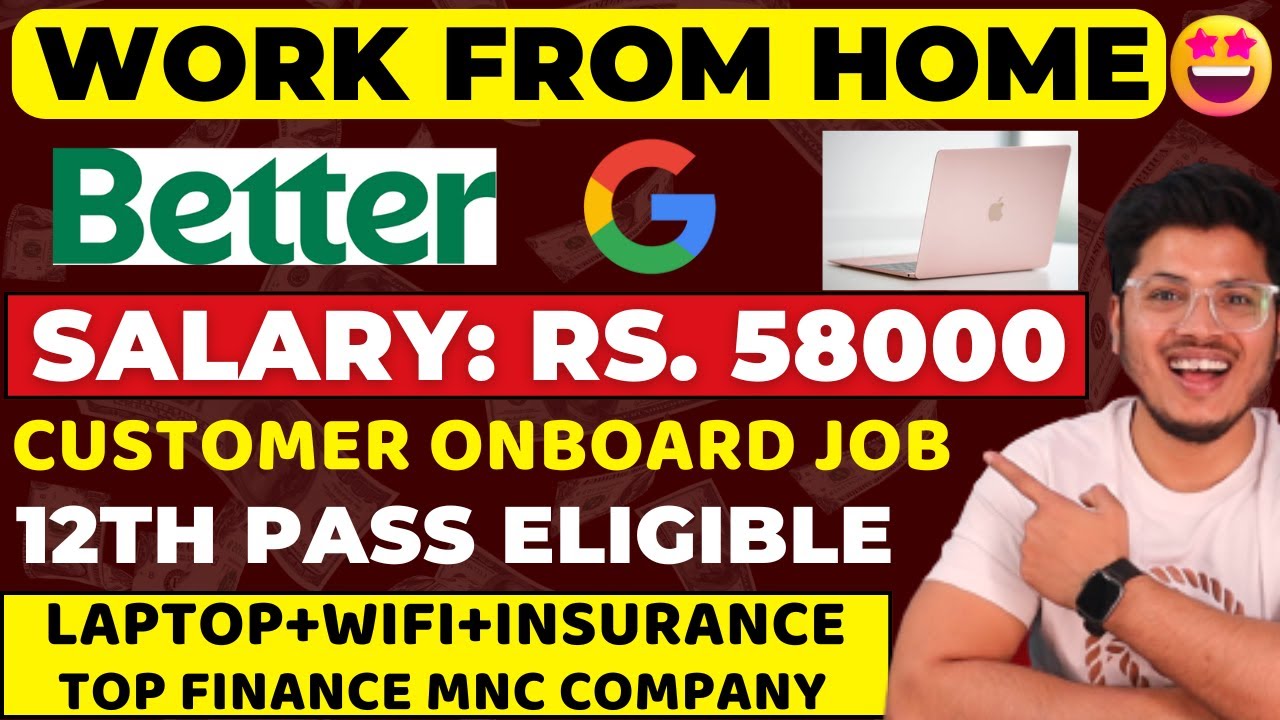 Best Work from home jobs 2025😍| Top MNC remote jobs | Online jobs at ...