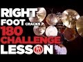 Right Foot Cracks! [180 DRUM LESSON CLIP]