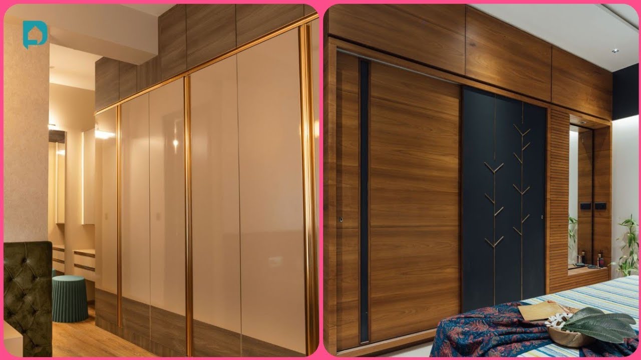 Modern Wooden Sliding Door Wardrobe Design | Latest Wooden Sliding ...
