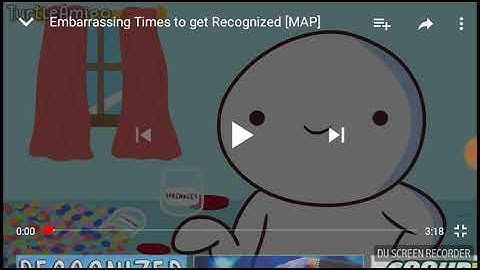 Embarrassing times to get recognized reaction