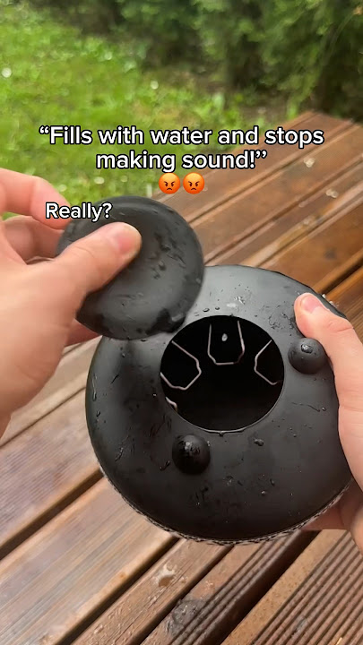 Everything is thought through ☺️ #garden #instrument #rain #drum #home #melody #notes