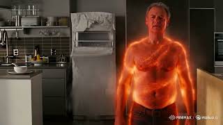 Mans Heat Destroys Fridge