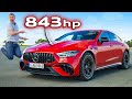 Mercedes-AMG GT 63 S review with 0-60mph, 1/4-mile, drift & track test!