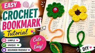 Cute Handmade Crochet Bookmarks 📚 🧶🌸#viral #crochetlive #likeandsubscribe #like #views #diycrochet