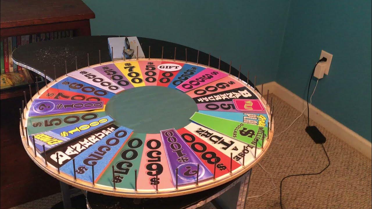 April Fool’s Wheel of Fortune Homemade wheel YouTube