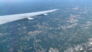 American Airlines Boeing 777-200ER Descent and Landing in Charlotte