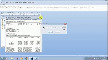 HOW TO DETECT AND REMOVE SERIAL CORRELATION  BREUSCH GODFREY SERIAL CORRELATION LM TEST - EVIEWS