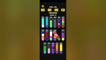 Map 604 Solution||Color Water Sort 3D!