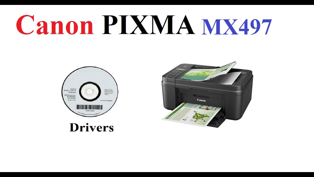 Pixma Mx497 Driver Youtube