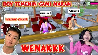 Gami Mau Ngajak Makan Si Boy||Sakura School Simulator Gami Mau Ngajak Makan Si Boy||Sakura School Simulator