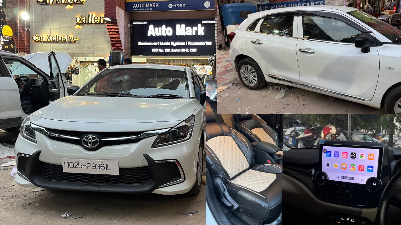 Glanza base model को किया Top model मे convort in Chandigarh👍  #trending #viral #video #youtube 