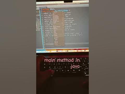 what is main method in Java| what is main method #coding #javatutorial ...