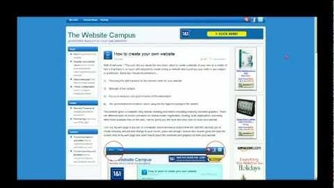 drop down menu and post links