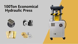 How to Make 1g-10g Gold & Silver Coins at The Lowest Cost💰100Ton Small Hydraulic Press & Stamping