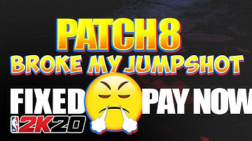 PATCH 8 BROKEN JUMPSHOT CREATOR FIX ★ NO MORE FREE CUSTOM JUMPSHOTS ★ NBA 2K20