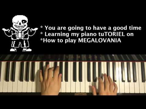 Megalovania Notes Piano Letters