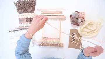 WEAVING ON A FRAME LOOM PART 4 - how to soumak | oake & ashe