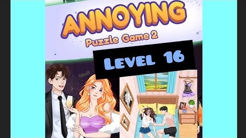Annoying Puzzle game level 16 help the girl become beautiful gameplay walkthrough #video