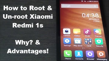 How to Root Xiaomi Redmi 1S - Why? Advantages! Un-root*