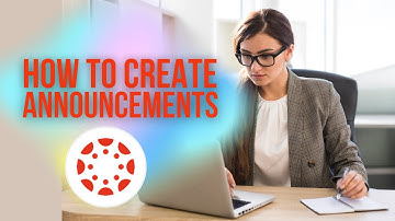 How To Create Announcements in Canvas