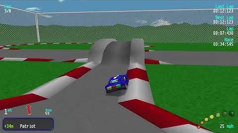 Re-Volt Custom Track Grand Prix (TEST) by Allan1, Acclaim, 8 Lap Race
