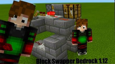 INSANELY COMPACT BLOCK SWAPPER FOR 1.12 BEDROCK EDITION!!!