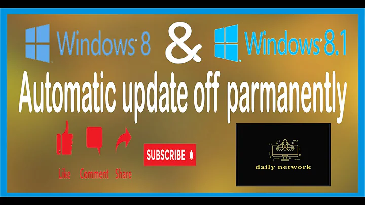 How to Turn off Automatic Update in Windows 8 / 8.1 2020