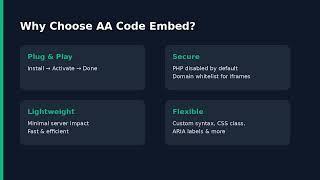 JOOMLA PLUGIN : AA CODE EMBED