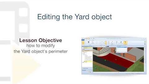 Edificius Tutorial - Modifying the Yard object - ACCA software