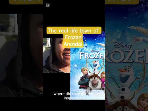 The real-life town of Frozen "Arendal" #frozen #satisfying #familyvlog #norwayshorts #fypシ #fyp