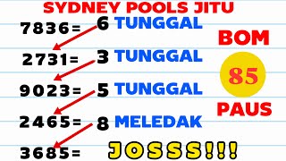 PREDIKSI SIDNEY HARI INI 2 JULI 2025 | BOCORAN SDY POOLS HARI INI | RUMUS SYDNEY JITU