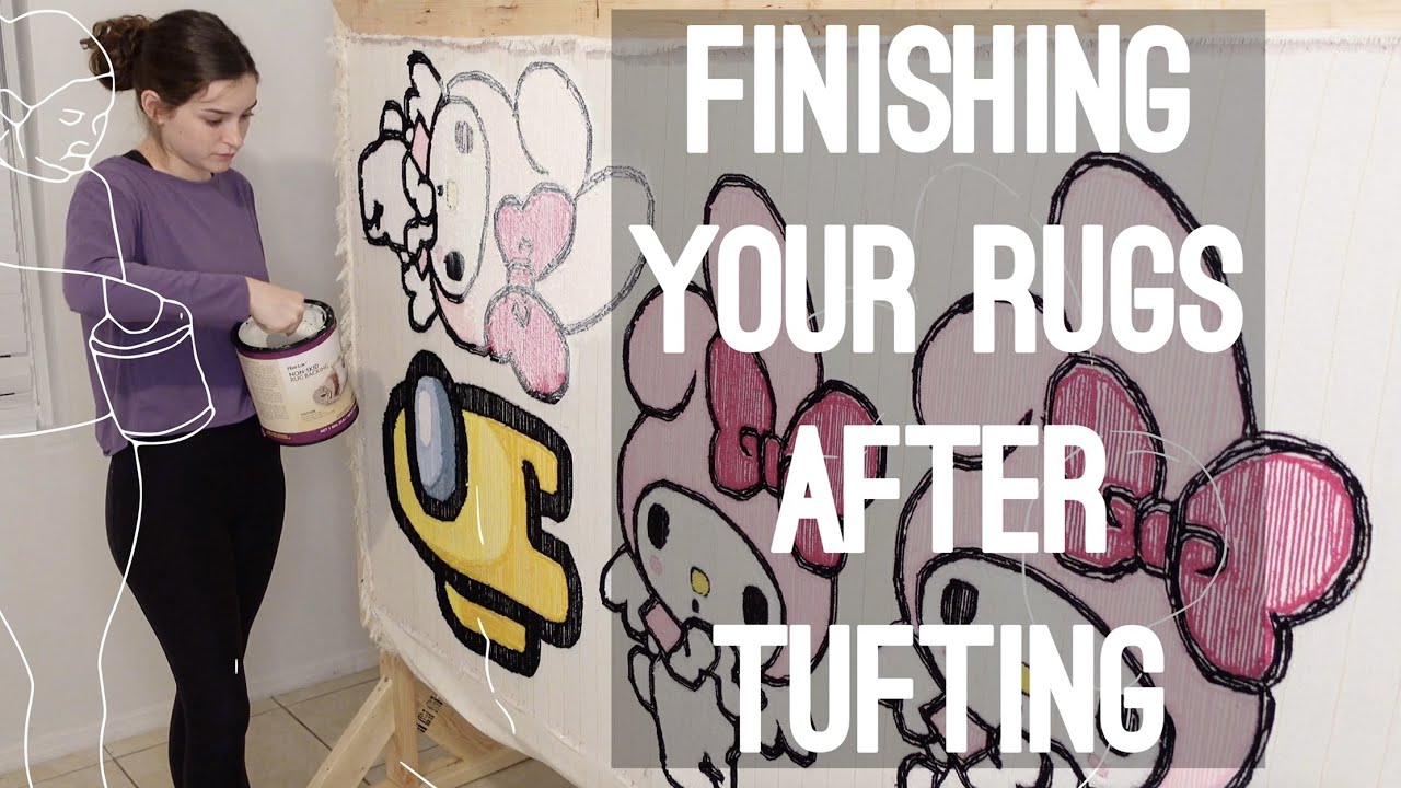 Finishing Your Rugs After Tufting Starter Guide YouTube