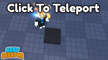 How To Make Click To Teleport Part || Roblox - Obby Creator