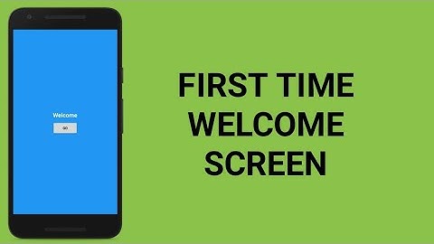 First time splash screen in Sketchware