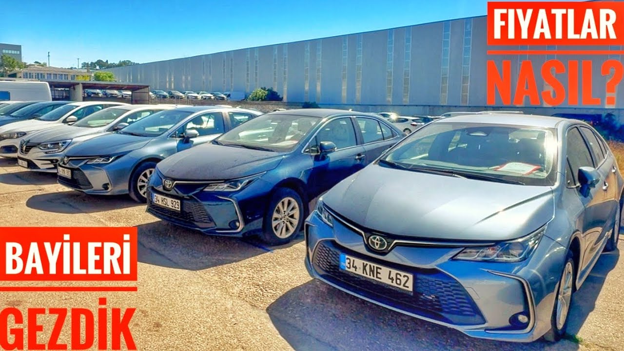 TOYOTA COROLLA HİBRİT ALMAYA GİTTİK! | 0 KM OTOMOBİL BAYİ FİYATLARI? | 2. EL ARAÇLAR