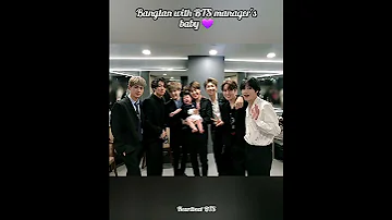 Bangtan With BTS Manager S Baby Shorts Bts Ytshorts 