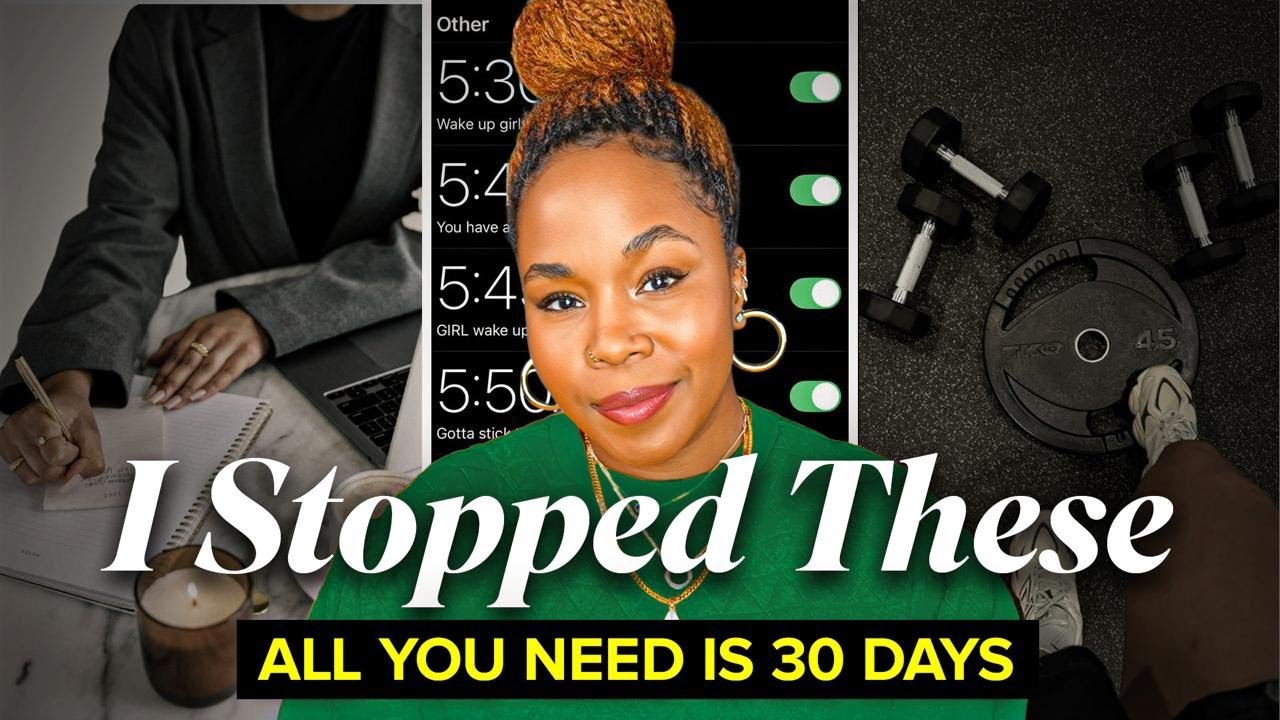 5 Things I STOPPED That Reset My Life in 30 Days - YouTube
