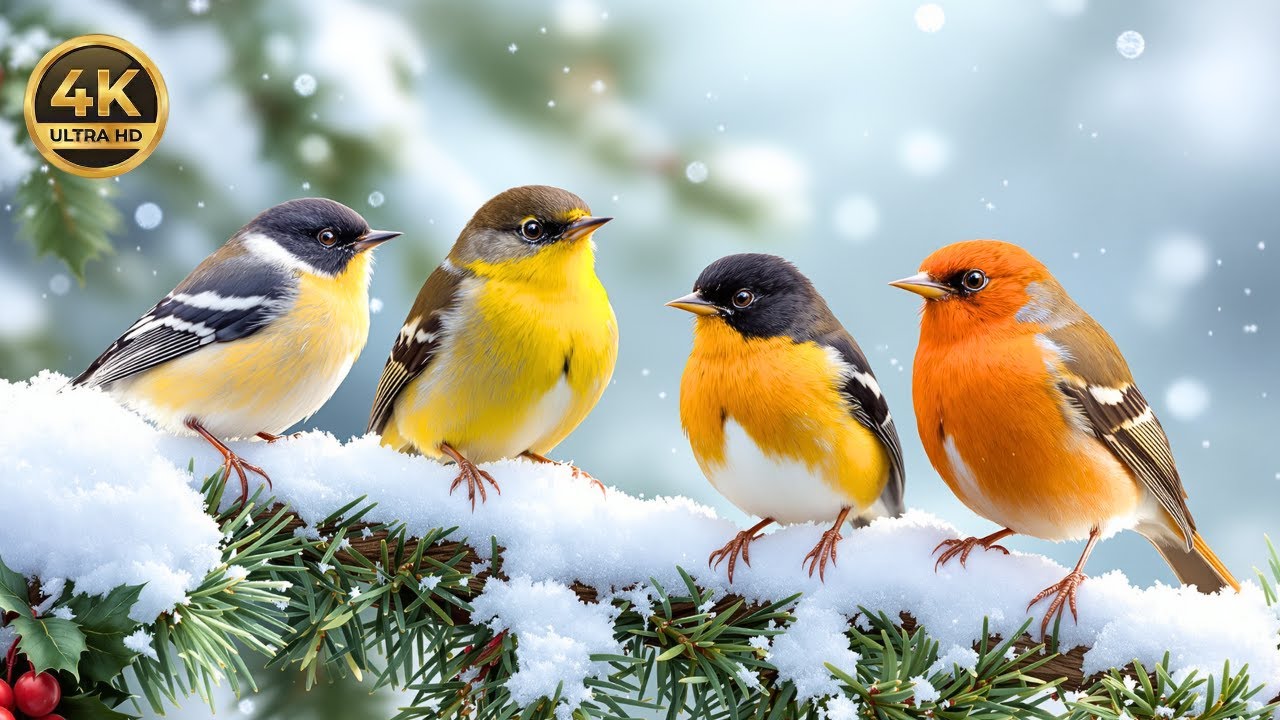 THE MOST BEAUTIFUL BIRDS : Nature's Art 🌿 Relaxing Christmas Piano 2025 | Study, Focus & Relaxation