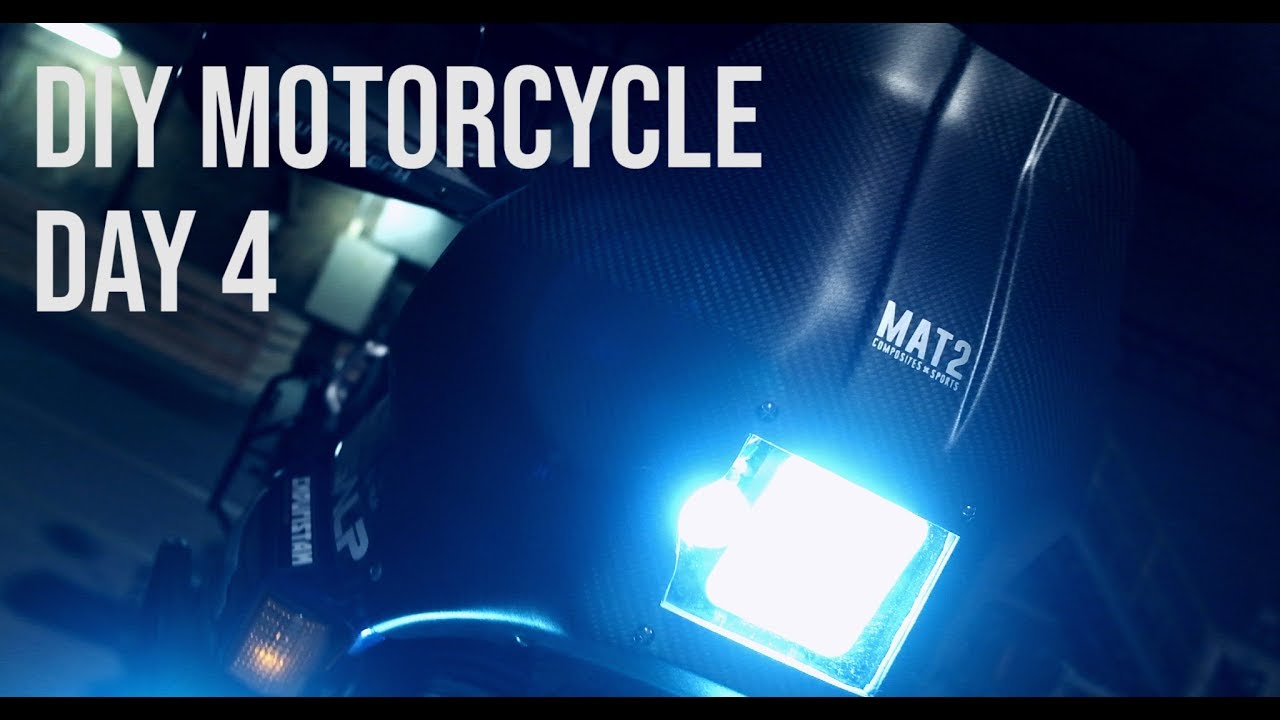 Making a Carbon Fiber Motorcycle Rally Fairing - DAY 4