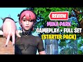 *NEW* Mina Park Skin Gameplay - Fortnite Starter Pack