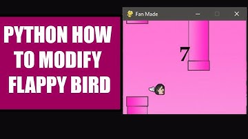 Python How to modify Flappy Bird(Free Source Code)