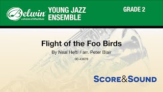 Flight of the Foo Birds, arr. Peter Blair - Score & Sound chords