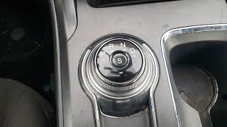 How to replace the rotary dial on a 2017 ford fusion