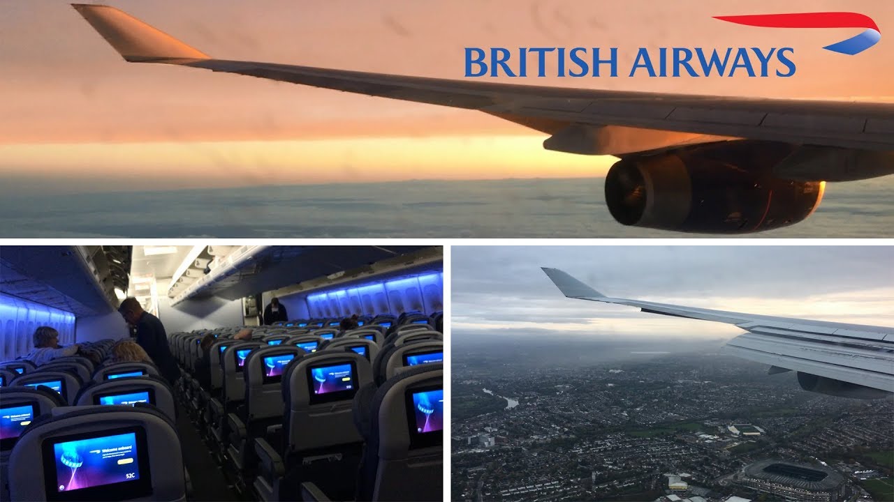 British Airways Boeing 747 400 New York Jfk To London Heathrow Full Flight