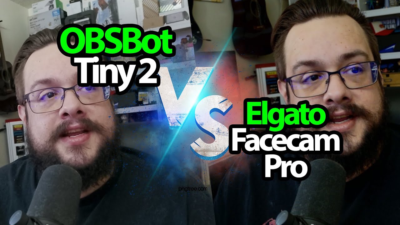 OBSBOT Tiny 2 против Elgato Facecam Pro — распаковка и сравнение