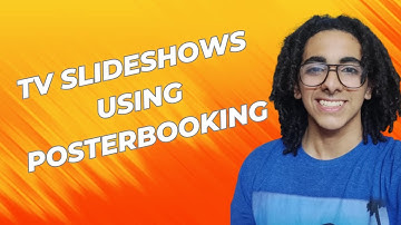 Create TV slideshows using posterbooking with google slides