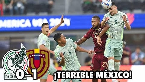 MÉXICO vs VENEZUELA 0-1 ¡ANALIZAMOS la DERROTA de la SELECCIÓN!