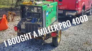 I bought a Miller Big Blue Eco Pro 400D from auction!