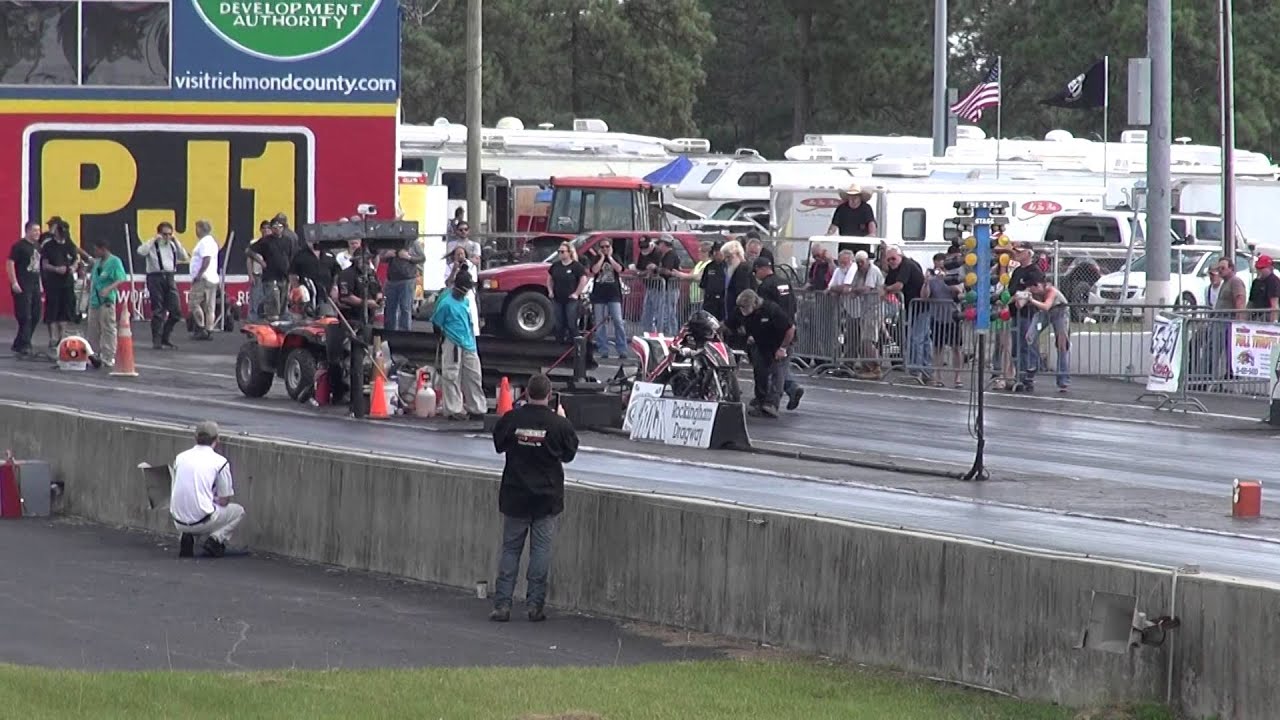 2014 AMRA Fall Rockingham NITRO FUNNY BIKE Q1 JIM DOYLE 63 - YouTube